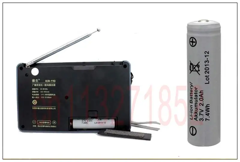 TECSUN ICR-110 FM/AM радио TF карта MP3-плеер рекордер радио FM: 64-108 МГц/AM: 520-1710 кГц FM/AM интернет портативное радио