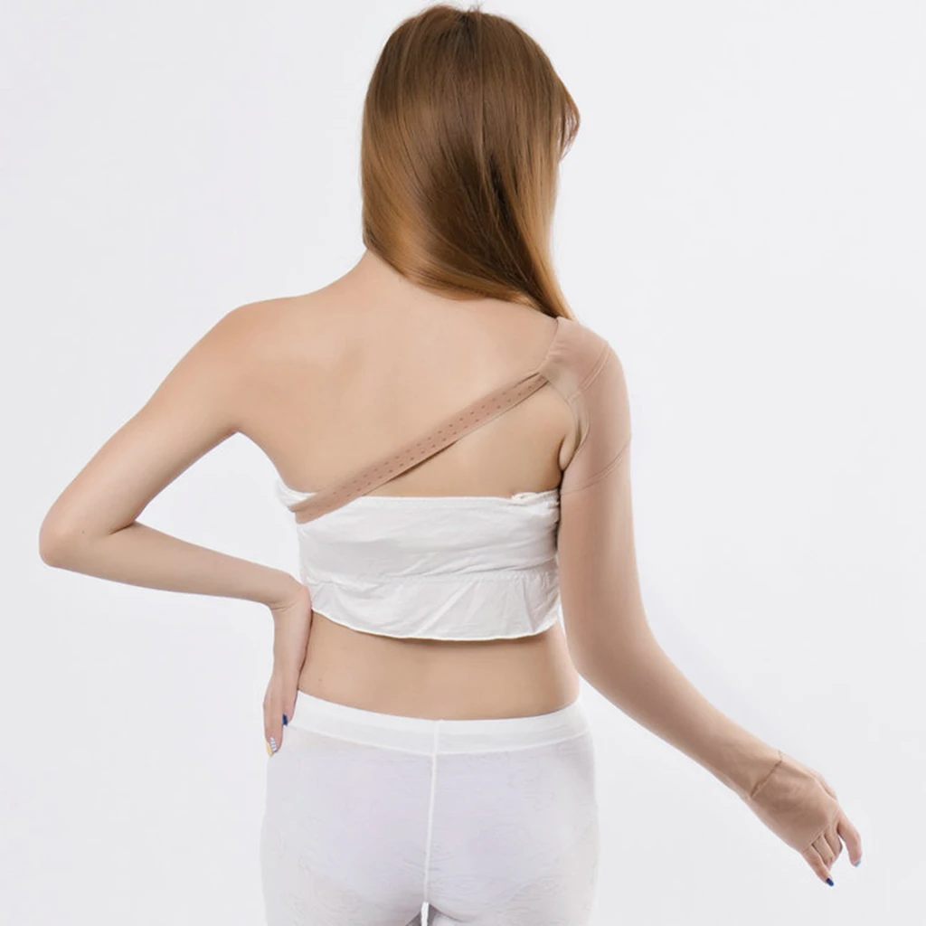 

Arm Anti Swelling Support Compression Sleeve For Post Mastectomy Lymphedema