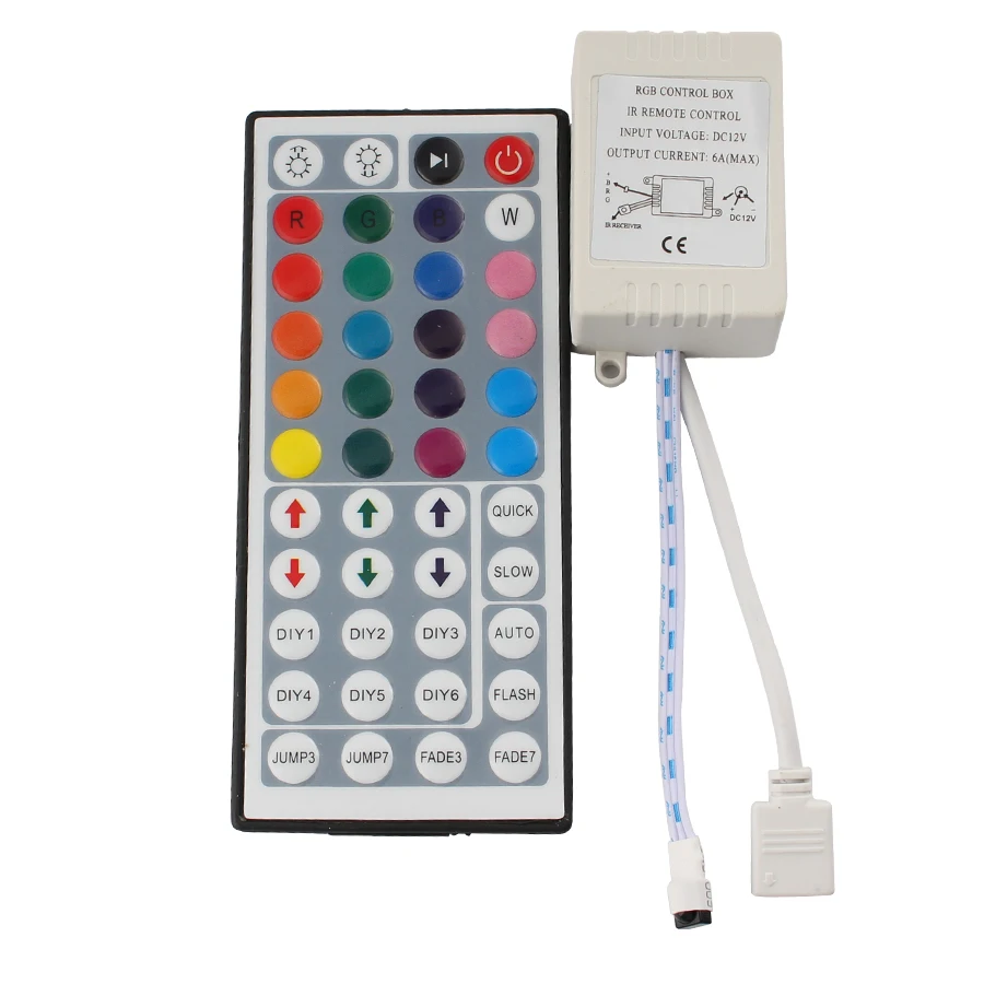 Ик пульт дистанционного управления на 44 клавиши для 12 в светодиодный тока