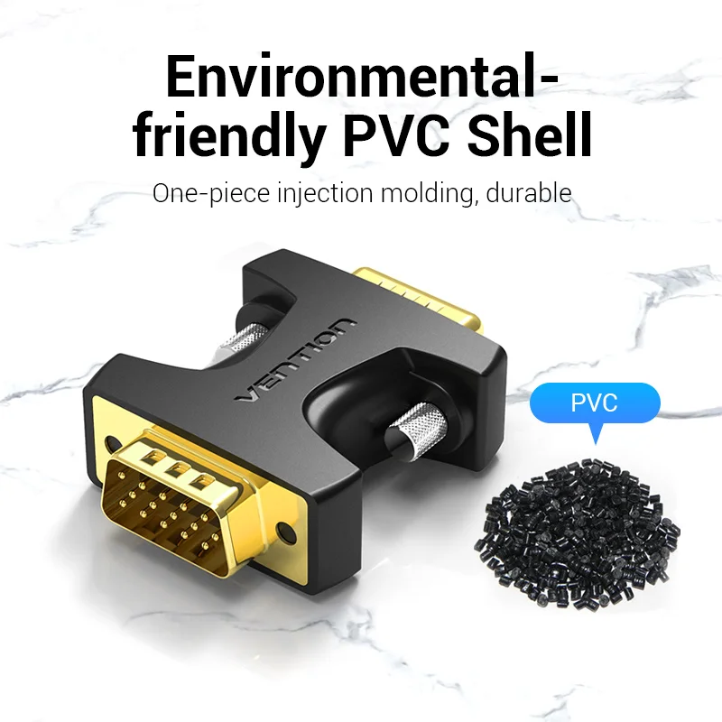 Vention VGA адаптер папа 15 Pin Удлинительный кабель разъем для ноутбука тв компьютера