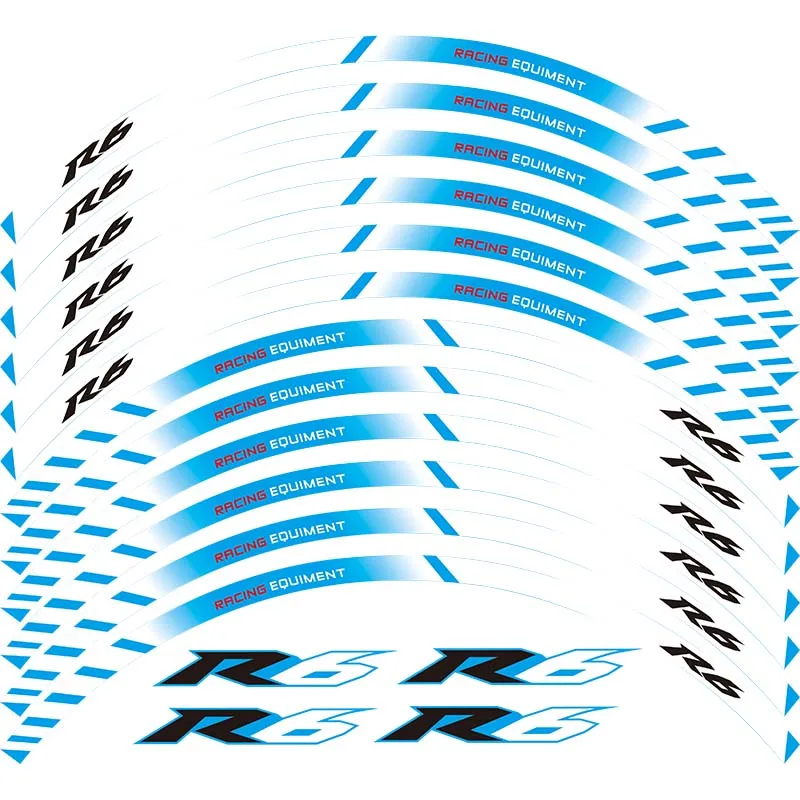 Высококачественная наклейка на колесо мотоцикла светоотражающая обода для