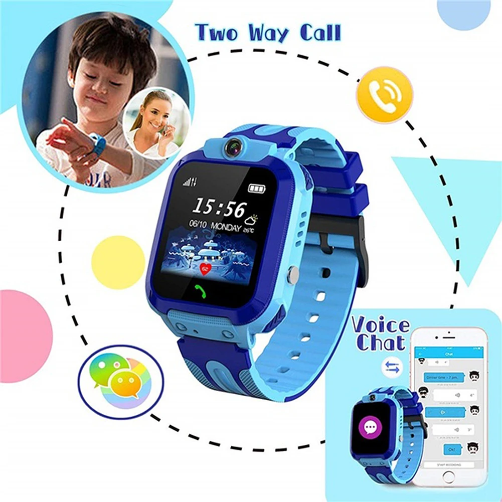 Children Anti-lost IP67 Voice Chat Smart Watch Waterproof Positioning Bracelet GPS Tracker Birthday Gift for Kids | Электроника