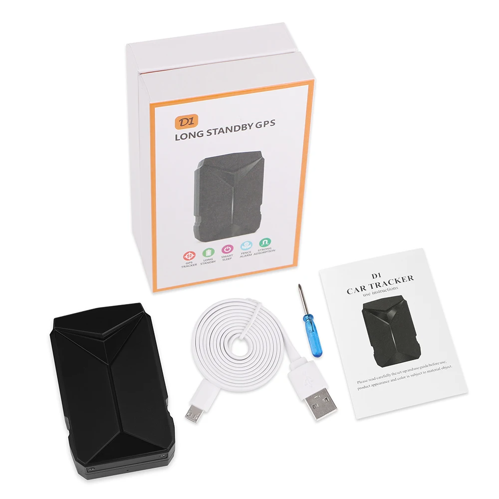 

D1 10PCS/lot Car GPS with magnet Tracker Vehicle GPS Locator Waterproof / Standby long time Real Time GPS Position Tracking
