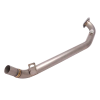escape motorcycle exhaust front link pipe head connect tube titanium alloy exhaust system for kymco krv180 all years