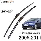 Комплект стеклоочистителей переднего стекла для Honda Civic 8, MK 8, Европейский 2011, 2010, 2009, 2008, 2007, 2006, 2005