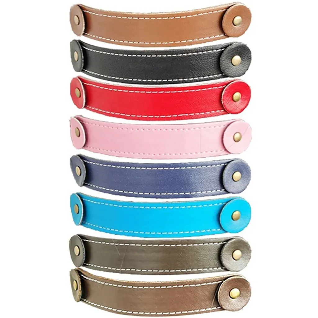 8 шт. Кожаная маска крючок не тугие уши удлинитель ремешок регулируемый