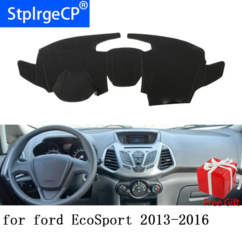 

For Ford ecosport 2013 2014 215 2016 2017 Car Styling Dash Mat Dashmat Dashboard Sticker Cover Sun Shade Dash Board Cover Carpet