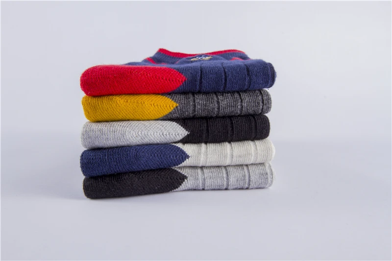 2020 высокое качество подлинный бренд 5 пар/лот мужские носки хлопковые полосатые