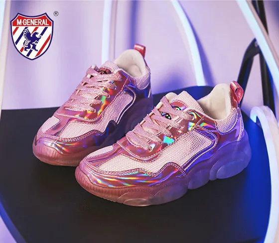 Весенние женские кроссовки на массивном каблуке Harajuku повседневная обувь для