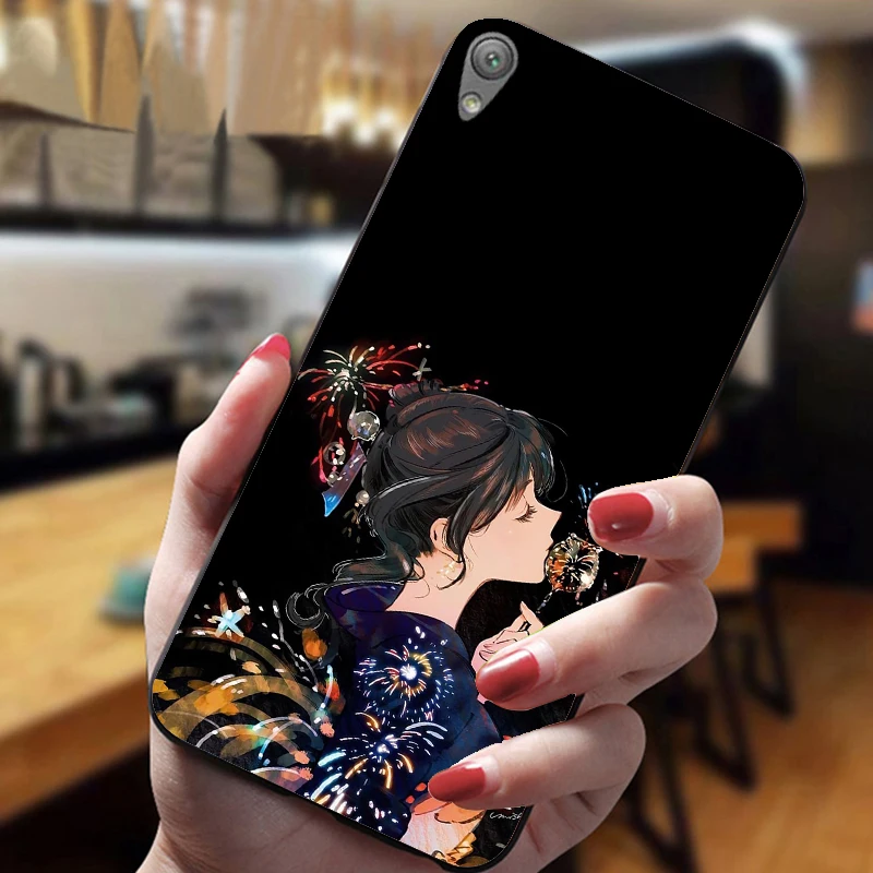 Мягкий чехол из ТПУ с мультяшным принтом для Sony Xperia Z1 Z Compact Mini L36H L39H C6902 C6603 C6802