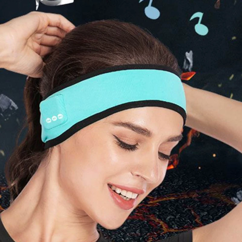 Беспроводная Музыка Bluetooth головная повязка мягкие спортивные наушники долгое