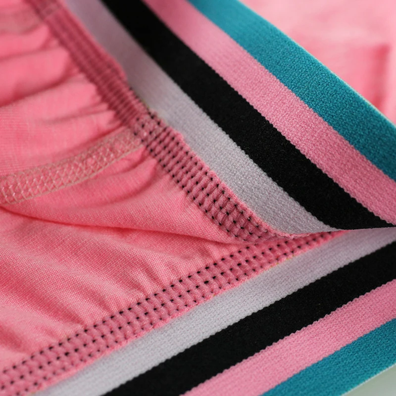 Мужские хлопковые трусы ярких цветов мужское нижнее белье шорты-боксеры Cueca