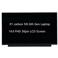 applicable to lenovo thinkpad 14 0 fhd 30pin lcd screen nv140fhm n61 v8 0 ips screeen x1 carbon 5th 6th gen laptop 00ny436