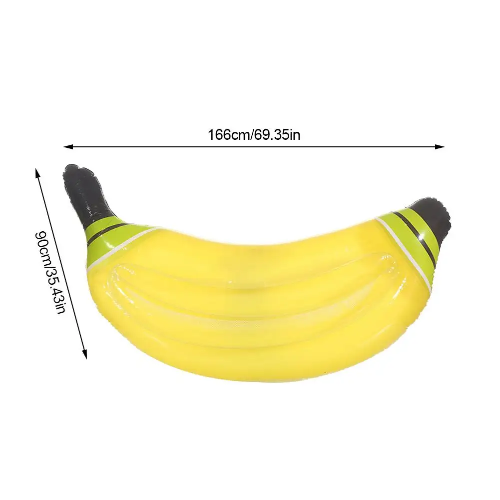 

Inflatable Banana Floating Bed Comfortable Safe Environmental Protection PVC Inflatable Floating Row For Adults Drop Ship