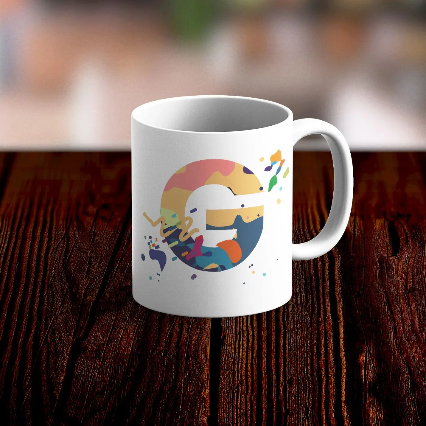 

Special Design Letter G White Mug Cup