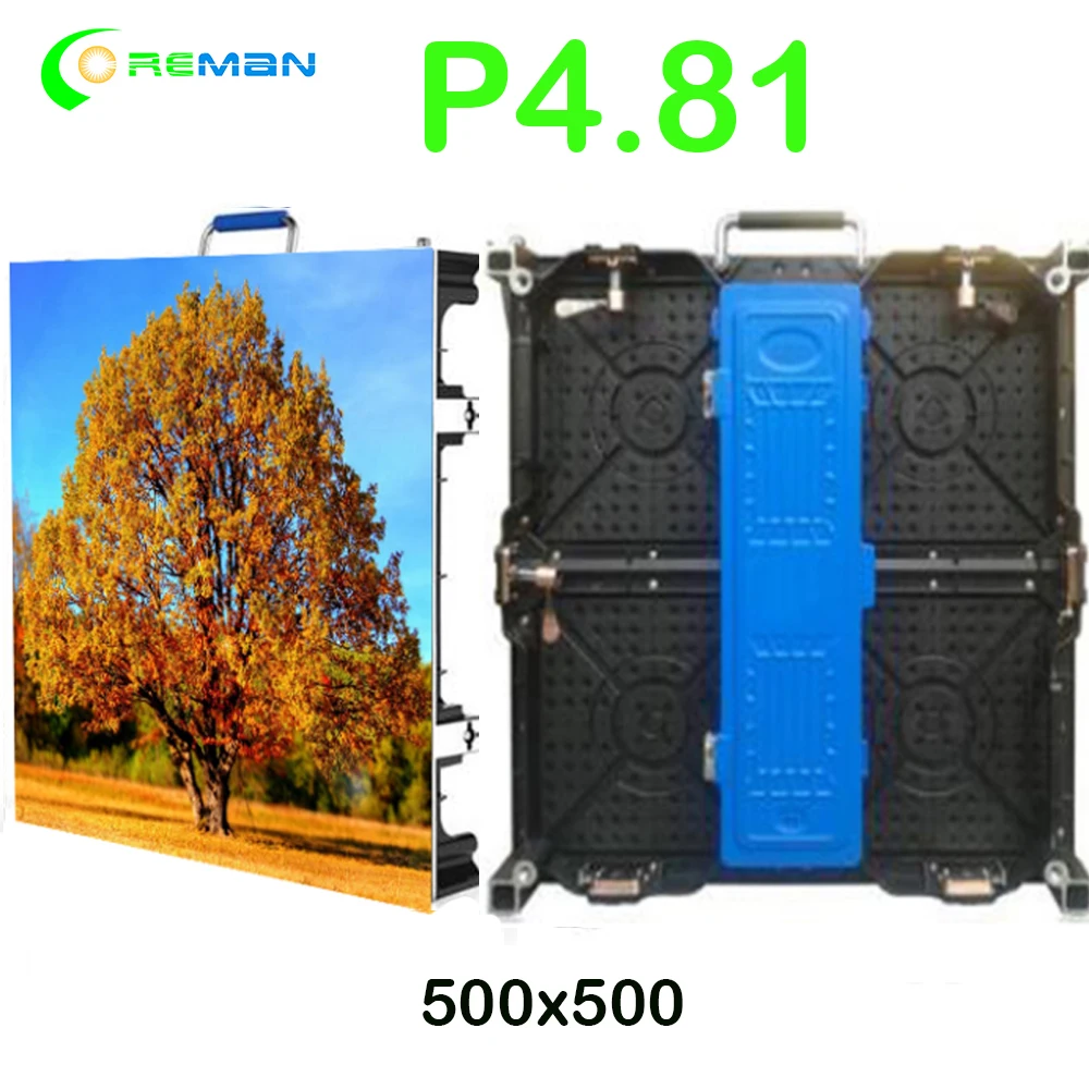 Аренда алюминиевого шкафа комнатный rgb светодиодный дисплей P4.81 videowalls рекламный