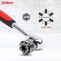 hi spec 38 10 19mm universal socket professional magic adjustable hex torque ratchet socket adapter wrench head spanner sleeve