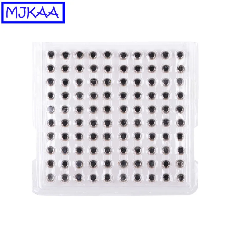 MJKAA 200 шт. AG4 LR626 1,5 V Щелочная батарейка-кнопка 377A 377 SR626SW SR66 LR66 LR 626 Дешевые плоский круглый аккумулятор батареи для мобильного часо