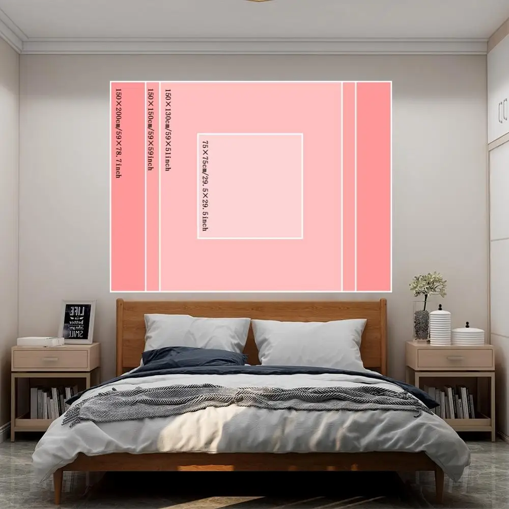 Гобелен с изображением фламинго оленя птицы единорога хиппи мандалы Настенная