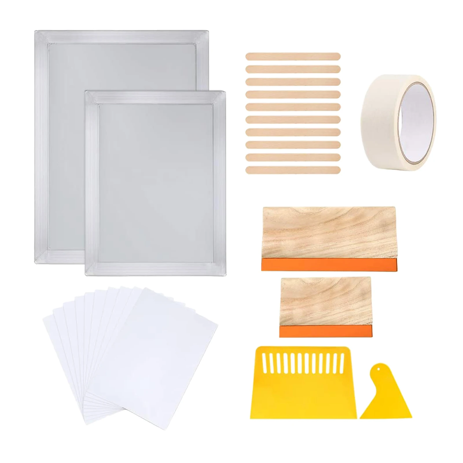 

Silk Screen Printing Machine Press Frame Kit for T-Shirt DIY Printer Supply