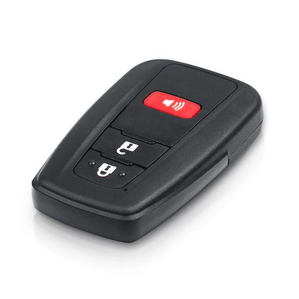 KEYYOU 2/3/4 Buttons Car Remote Key Shell Case Fob Replacement Insert Blade For Toyota C-HR RAV4 Prius Camry 2018 2019 | Автомобили и