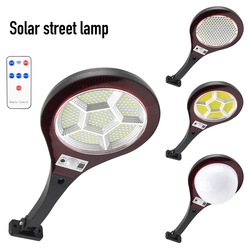 LED Solar Lamp Street Light Outdoor Waterproof PIR Motion Sensor Remote Control Wall Home Garden Road Spotlight | Освещение