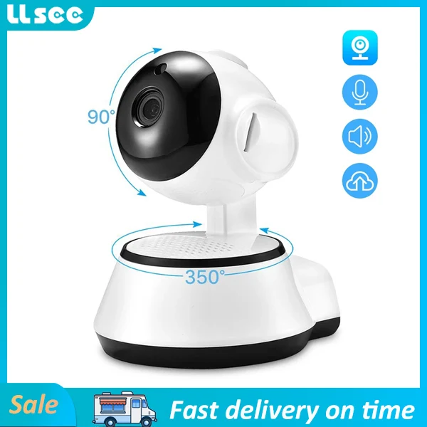 

LLSEE панорамный WiFi IP домашней безопасности смарт Беспроводной аудио Запись мониторинга Крытый Видеоняни и радионяни IP Камера