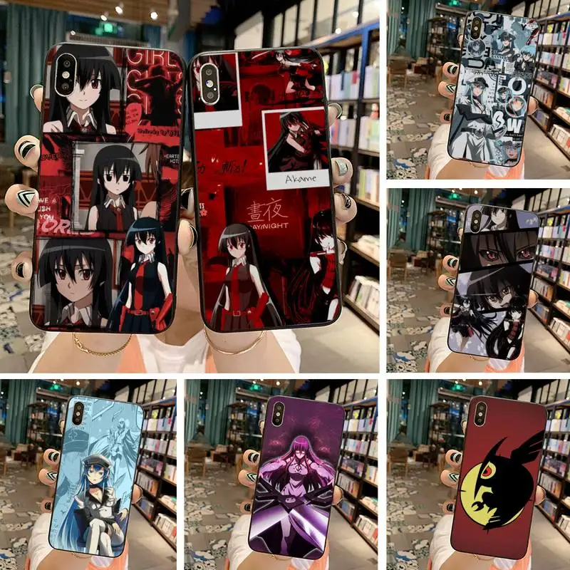 Anime Akame Ga Kill Phone Case For iphone 12 11 Pro Max Mini XS Max 8 7 6 6S Plus X 5S SE 2020 XR cover