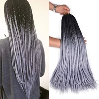 sambraid 24 inch 30rootspack crochet braid hair synthetic ombre senegalese twist crochet twist braiding hair extension
