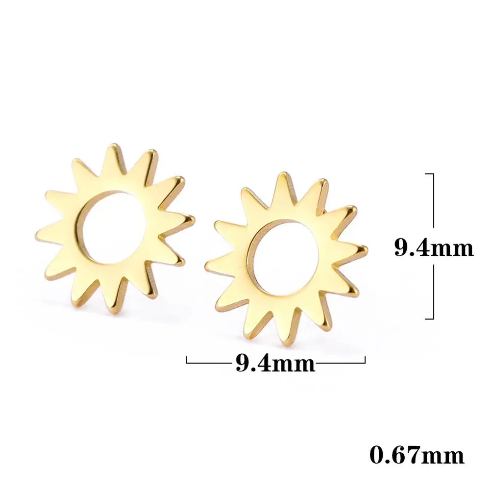 

Skyrim Sonne Stud Ohrringe Frauen dchen Niedlich ode Edelstahl Farbe Schwarz Mini Ohrring Bolzen Schmuck Geschenknstige