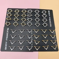 1pc nipple ring surgical steel bar u shape barbell body piercing jewelry