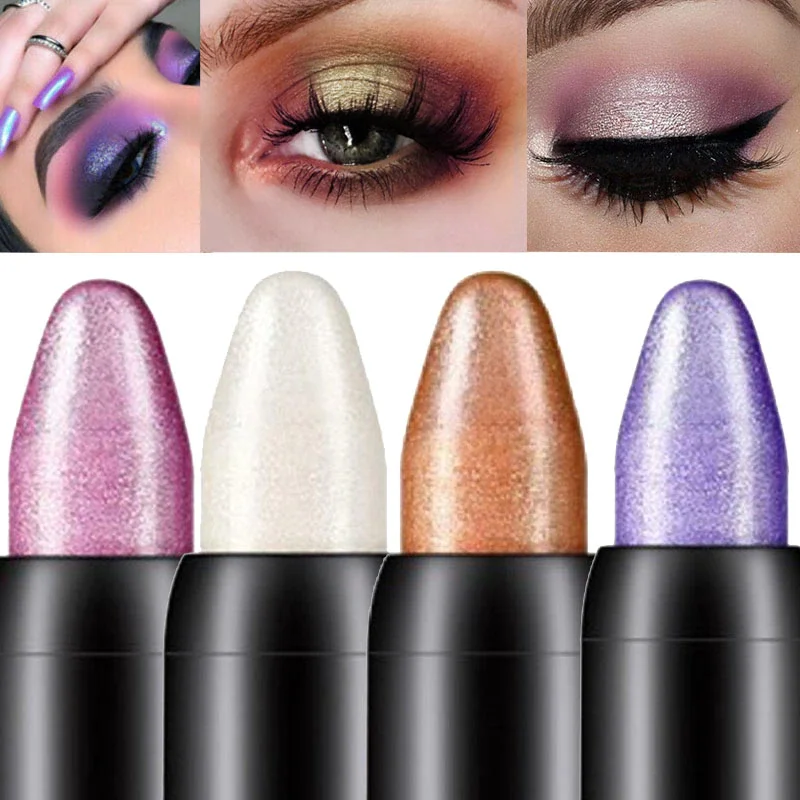 

Pearlescent silkworm eyeshadow pen lasting waterproof and not blooming Shiny pearlescent gel pen 15 color eye shadow pen Fashion