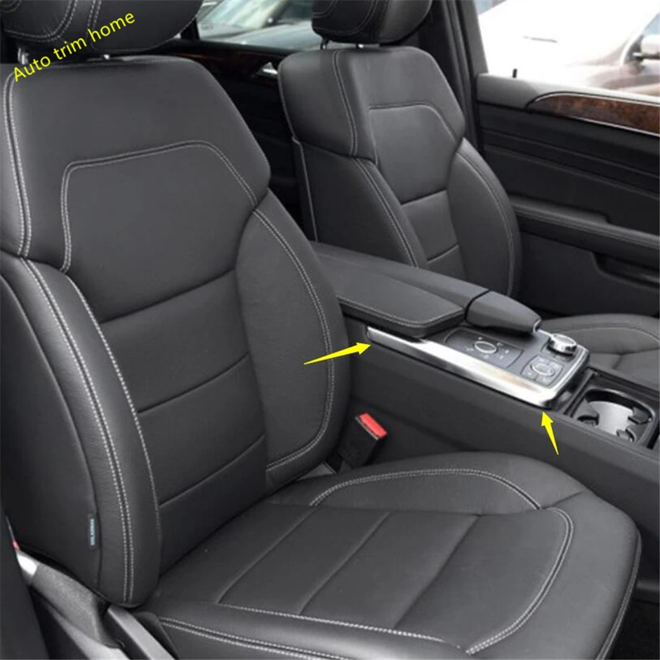 Lapetus Middle Control Gear Shift Box / Multimedia Cover Trim Fit For Mercedes-Benz GLE W166 2016 2017 2018 ABS Auto Accessories |