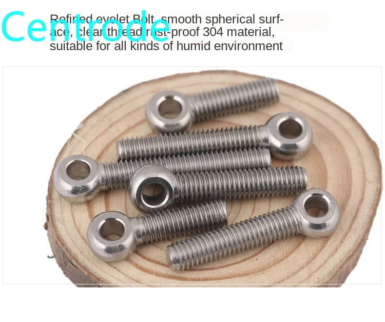 304 нержавеющая сталь болт соединения удлинение с петлей винта рыбий глаз винт