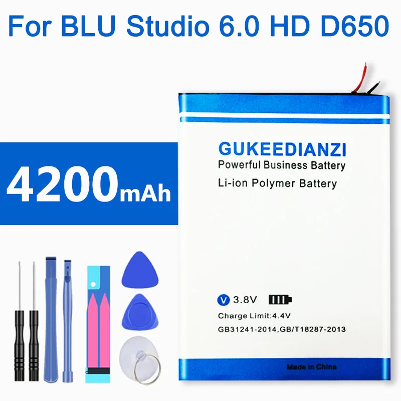 100% новый C946304300P 4200mAh аккумулятор для мобильного телефона BLU Studio 6 0 HD D650 Замена
