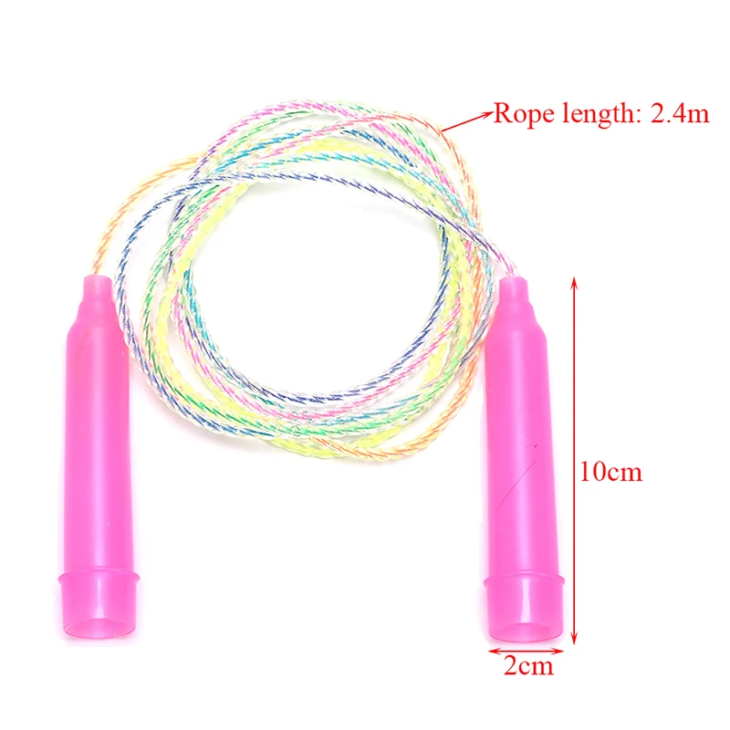 

1pc 2.4M Random Color Speed Wire Skipping Jump Rope Fitness Sport Exercise Cardi Lose Your Weight Makes You Strong And Healthy