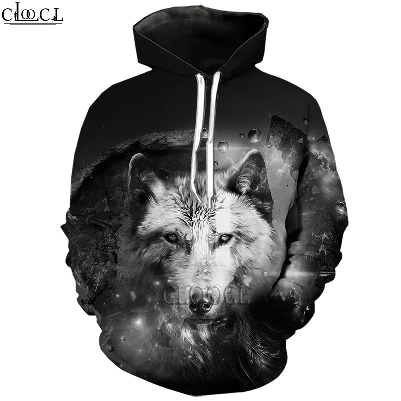 

HX Newest Popular Animal Wolf Hoodie Men Women Sweatshirts 3D Print Fashion Harajuku Casual Hooded Tracksuit Drop Shipping