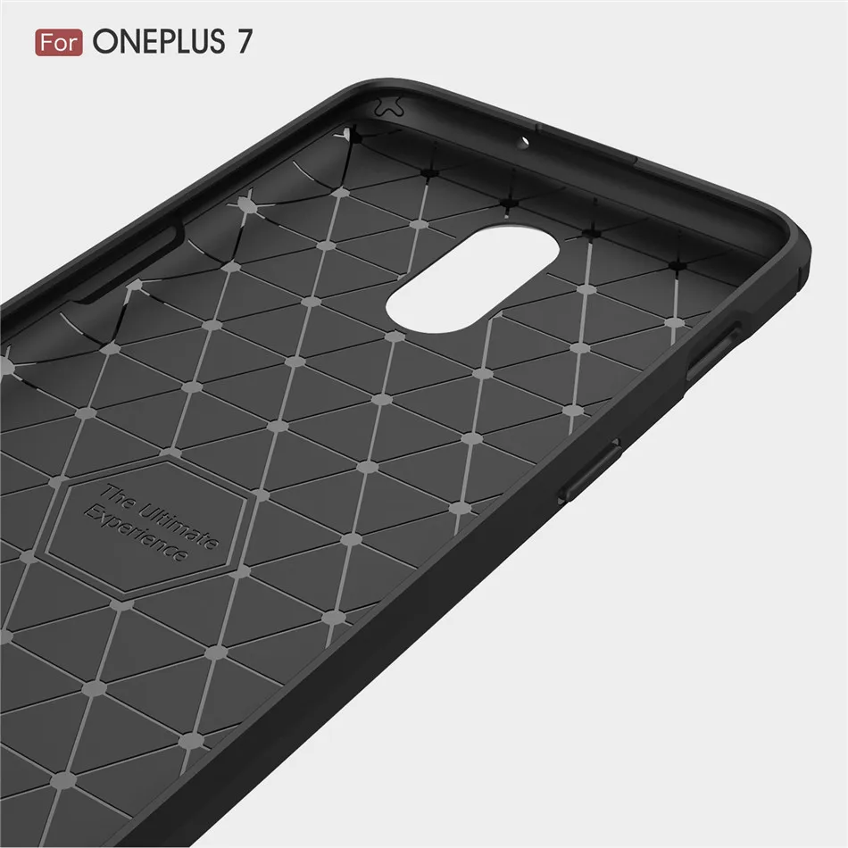 Micgita Silicone Case For OnePlus Nord One Plus 7 6 6T 7T Cases Carbon Fiber Brush TPU Cover 8 Pro |