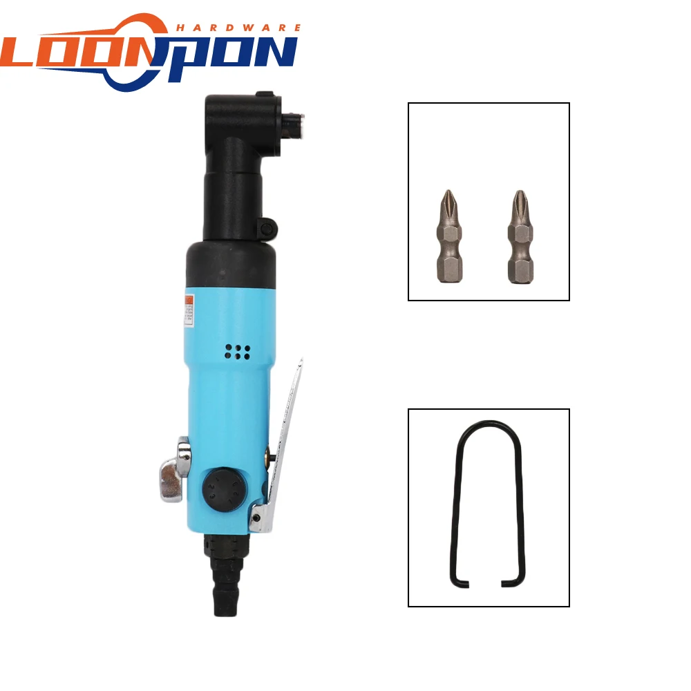 Пневматическая отвертка с наконечником для отвертки угловая 1/4 дюйма 5