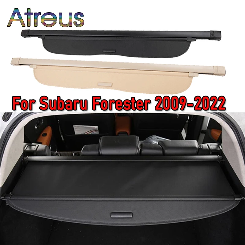 Trunk Parcel Shelf Cover for Subaru Forester 2019 2020 2021 2022 2008-2018 Retractable Rear Racks Spacer Curtain Accessories