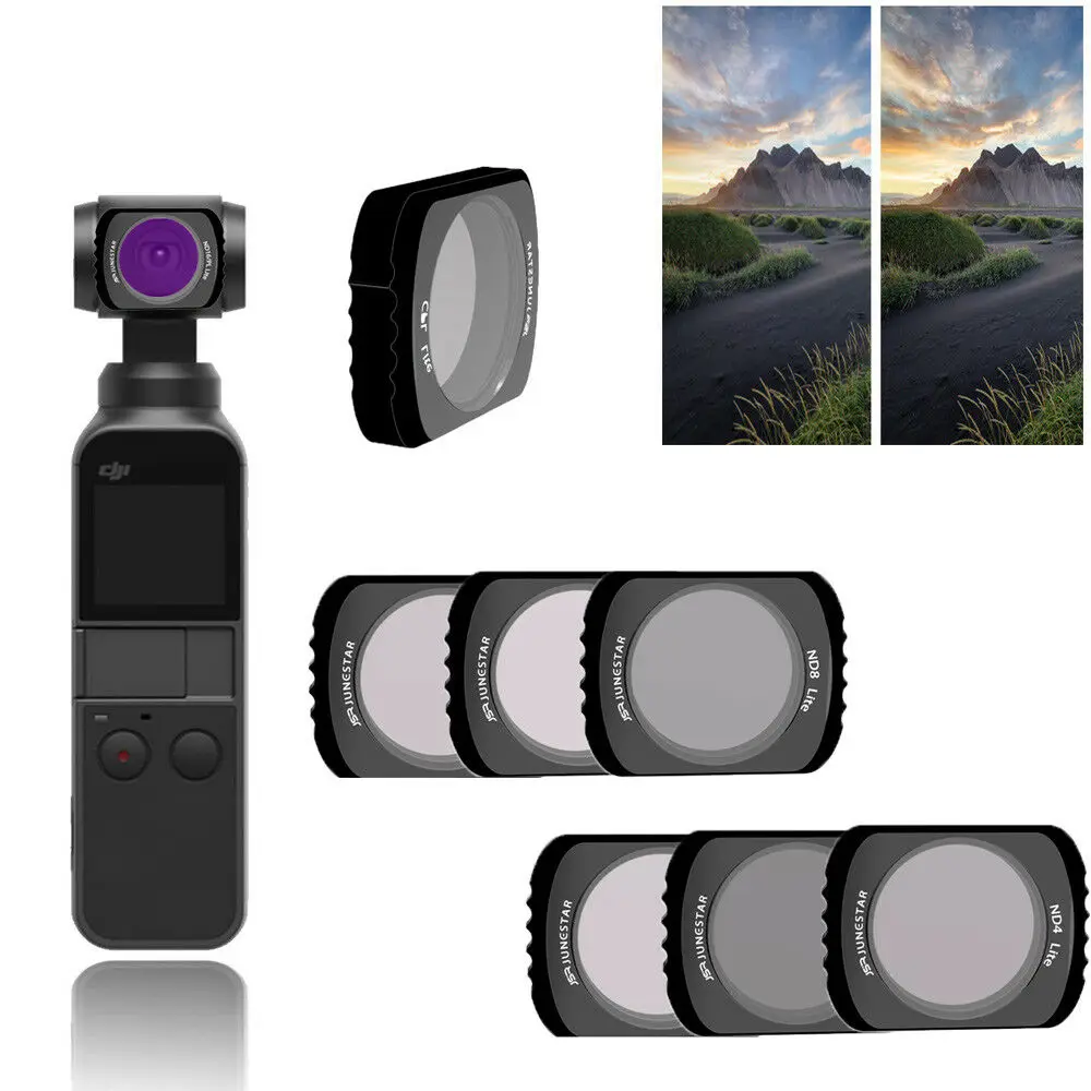 CPL UV STAR ND4 ND8 ND16 ND32 ND64 фильтры для объектива камеры DJI OSMO карманные аксессуары