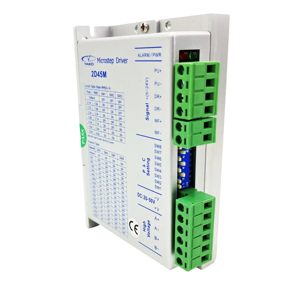 

NEMA 17/23 two-phase stepping motor drives YAKOTEC uniaxial motor controller 2D45M