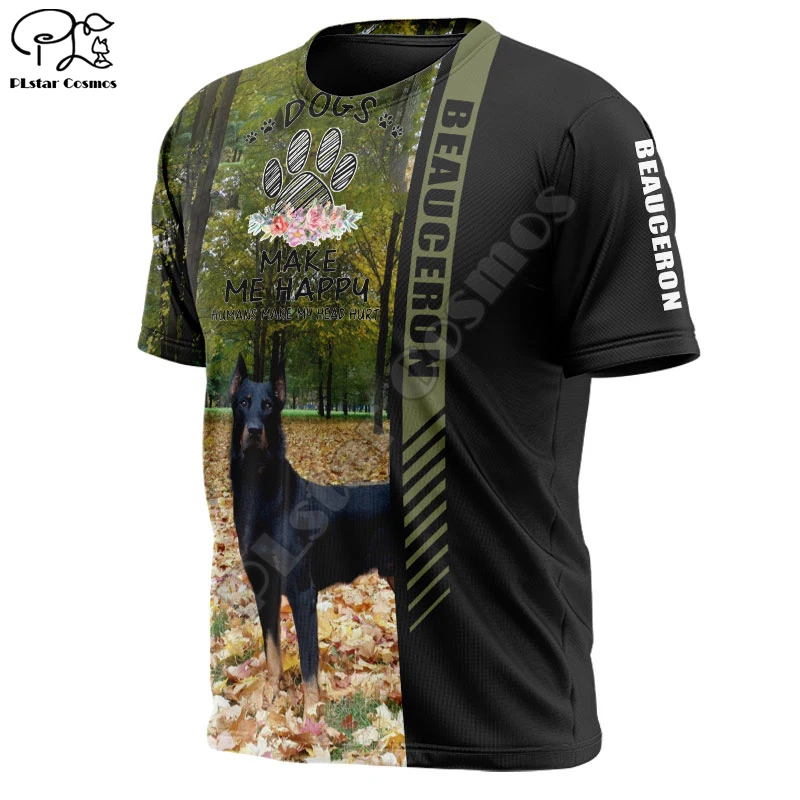 

PLstar Cosmos Animal Pitbull Dog Kawaii Cute Funny T-shirt Harajuku Streetwear 3DPrint Summer Casual Short Sleeve Men/Women B-2