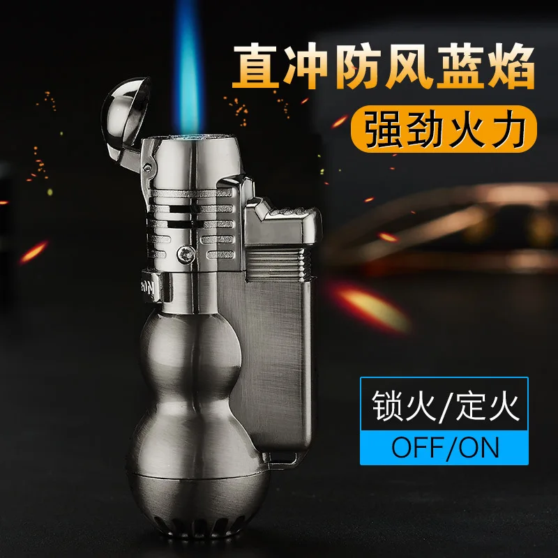 Hot Outdoor Compact Butane Jet Lighter Turbo Torch Fire Windproof Portable Spray Gun Metal 1300 C NO GAS | Дом и сад