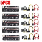 PCI-E к PCIE графическая карта расширения Райзер Майнинг BTC Майнер 1X до 16X расширенный кабель плюс PCIE 8 конденсатор Адаптерная плата