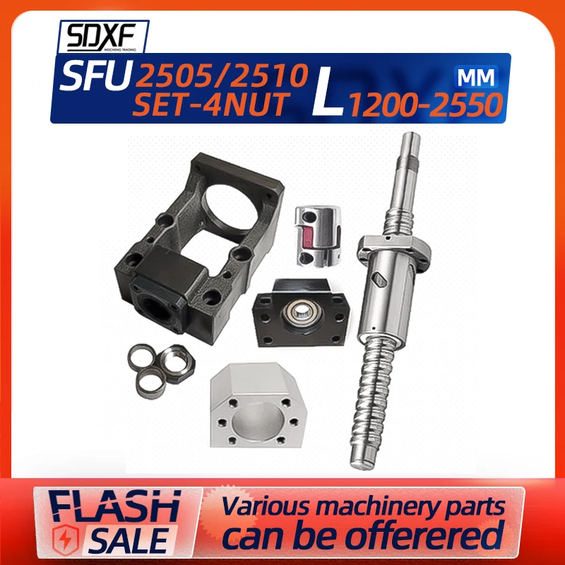 

Прецизионный шариковый винт-4 гайки 2505 2510 встроенный винтовой гравировальный станок Серводвигатель сиденье фиксированное сиденье модуль скользящий стол набор