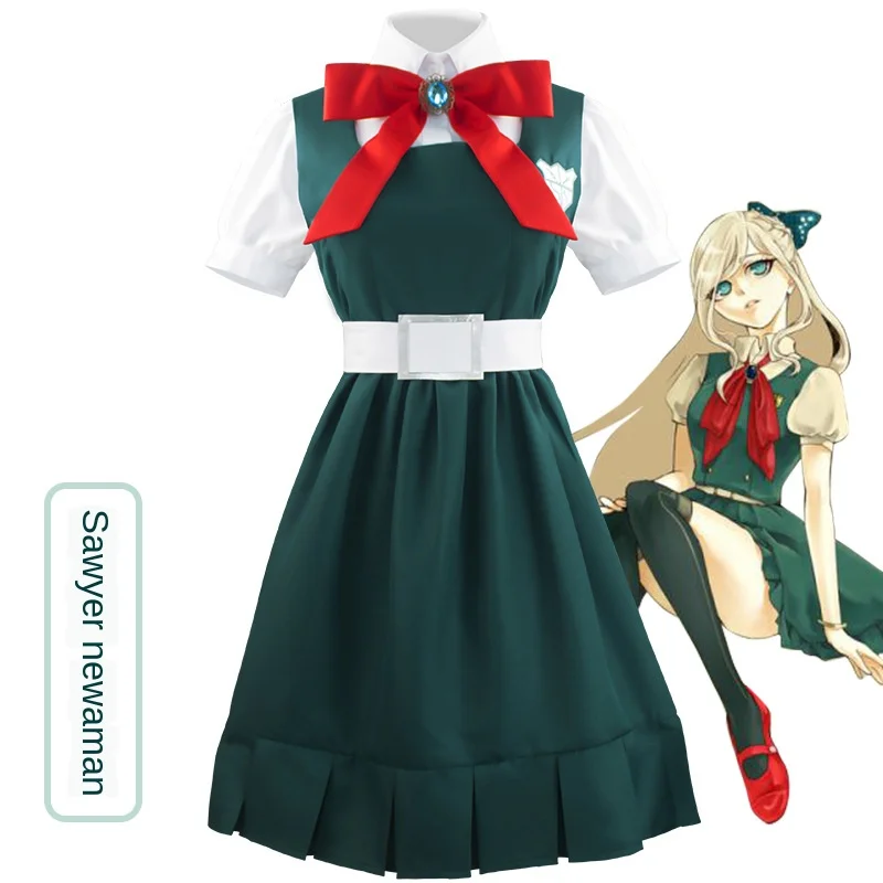 Костюм героя аниме Super Dangan Ronpa 2 Sayonara Zetsubou Gakuen Cospaly из Danganronpa Cos Sonia Nevermind комплект