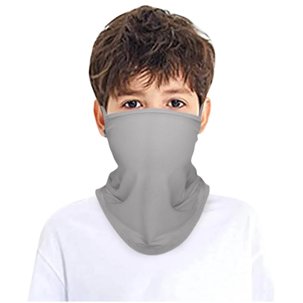 Детская ровная бандана 30 # шарф труба головной убор для мальчиков и девочек лица