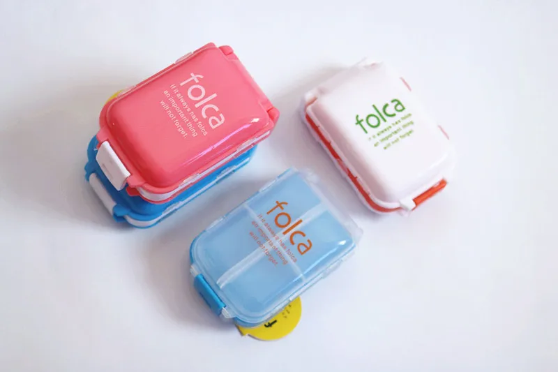 8 сеток Портативный медицинский ящик для таблеток держатель Органайзер для хранения Таблеток Контейнер Диспенсер Чехол Коробка для таблеток разветвители для AM PM