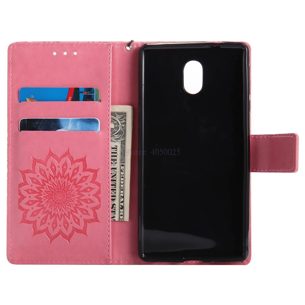 Чехол для Nokia 3 Global TA 1020 1032 из искусственной кожи с трехмерным эффектом, раскладывающийся в портмоне TA-1020 TA-1032 Capa Box on.